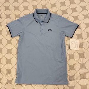 Oakley golf polo shirt. Hydrolix dri-fit fabric.